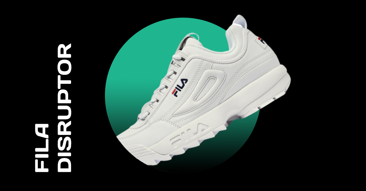 Fila disruptor original e shops falso